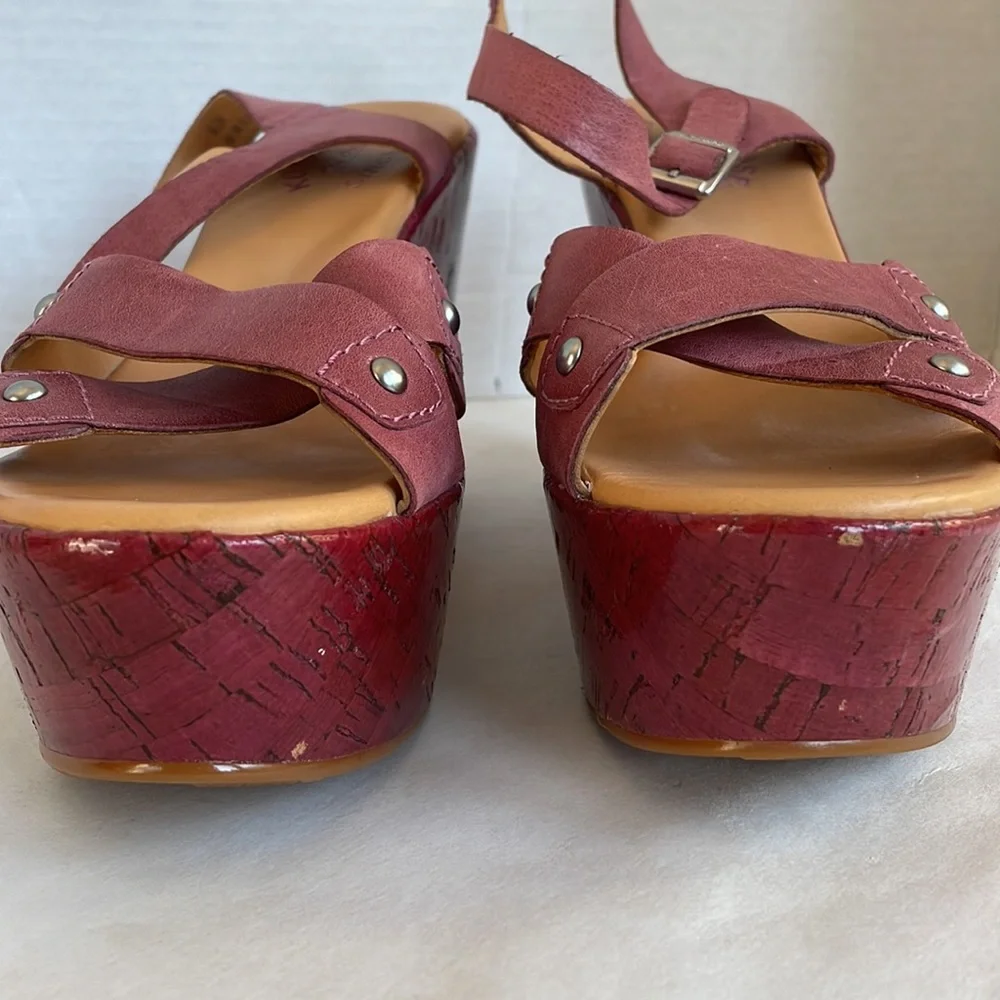 Kork Ease Wedge Platform Open Toe Sandals